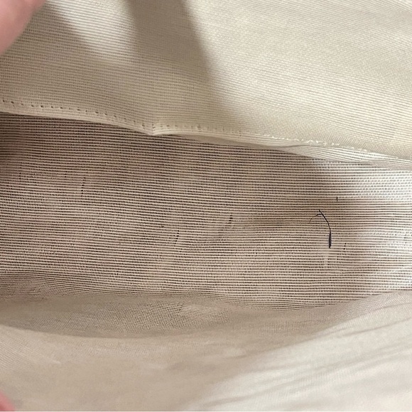 WALBORG VTG woven straw/ raffia handbag/Purse/clutchflower detail made in Italy - Picture 10 of 11